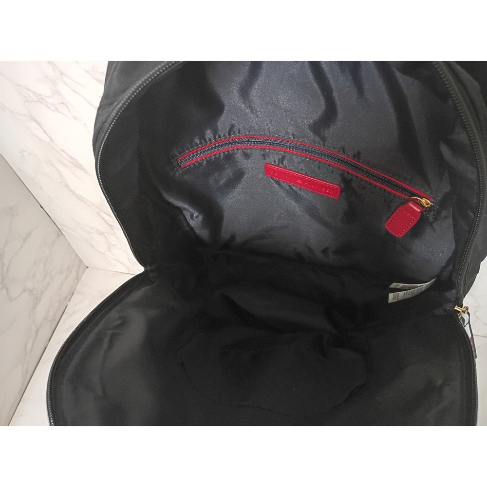 TOMMY HILFIGER Minimalist Black Nylon Dome Backpack - NWOT - Picture 8 of 10